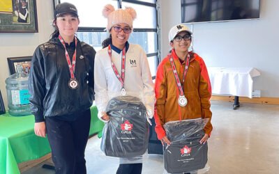 7 MEDALS FOR THE LM GOLF SCHOOL AT THE CANADIAN JUNIOR GOLF ASSOCIATION CJGA GOLF TOURNAMENT AT THE MARKHAM EXECUTIVE COURSE LAST SUNDAY